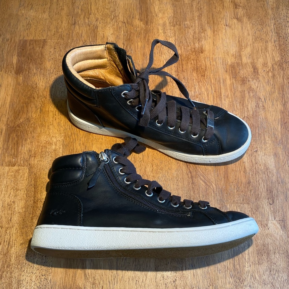 UGG Leather Hightop Sneakers